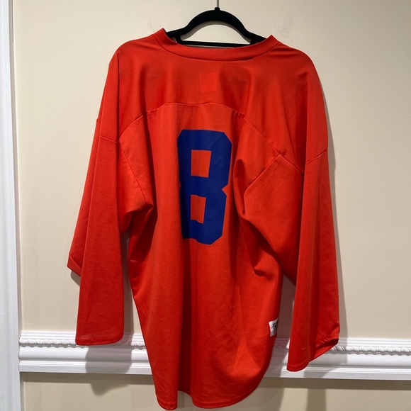 Mens Orange OKC Thunder Football Jersey - Picture 2 of 4